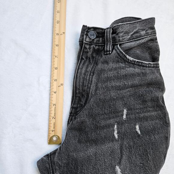 Kancan Estilo Black Dark Denim Skinny Jeans Cotton Distressed High Rise 1/24 - Picture 10 of 11
